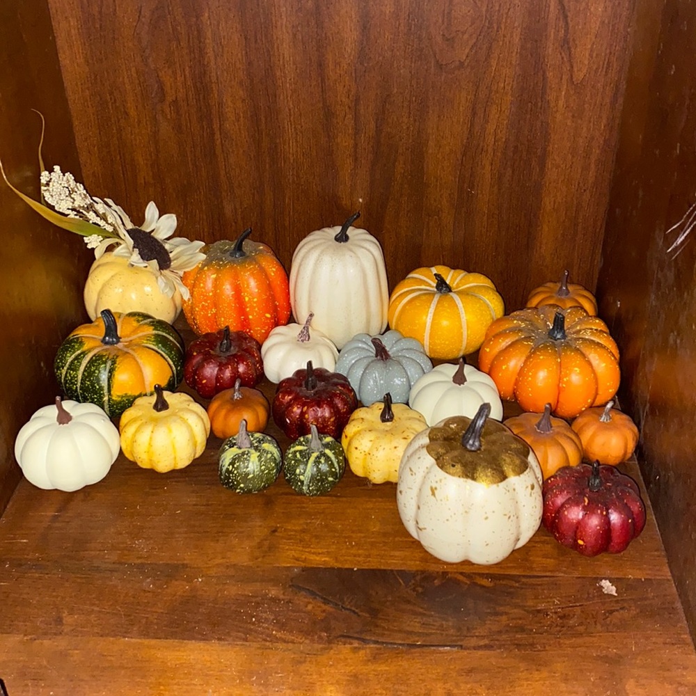 Pumpkin fall decor